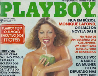 Capa da PlayBoy de Abril de 1981.